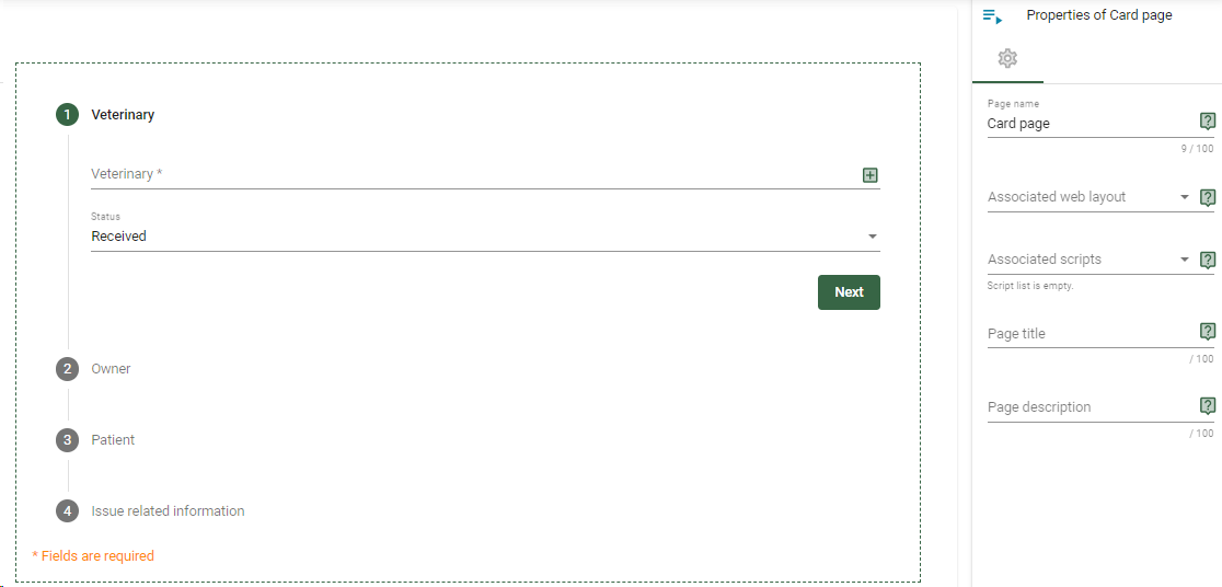 Components: Stepper forms